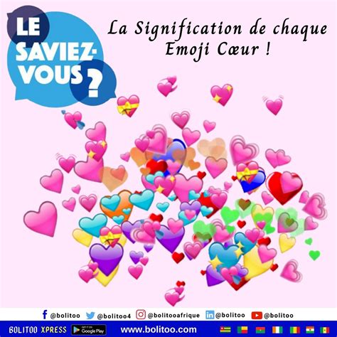 ️ La Signification de Chaque Emoji Coeur ! .